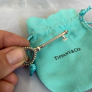 Tiffany & Co. Silver Key necklace pendant
